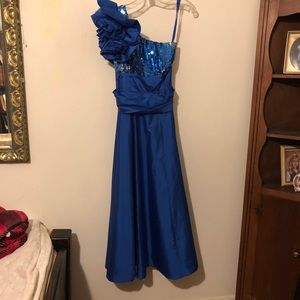 Formal tea length dress